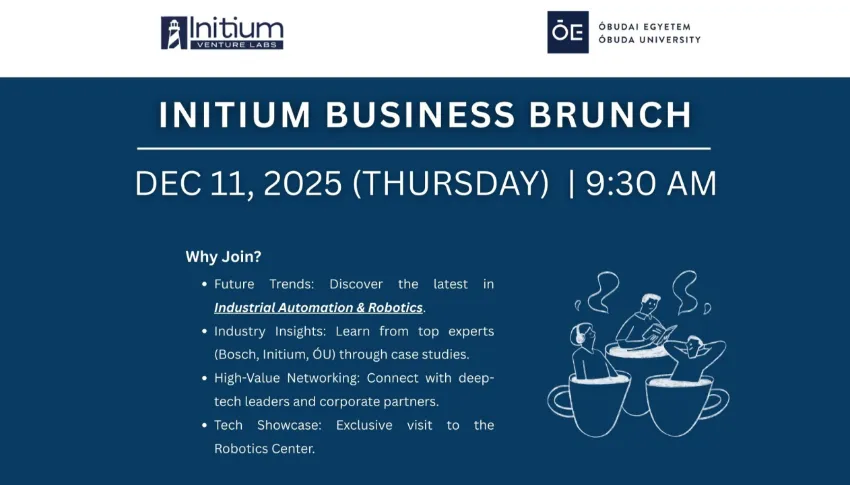 Initium Üzleti Brunch - Robotika & Automatizálás