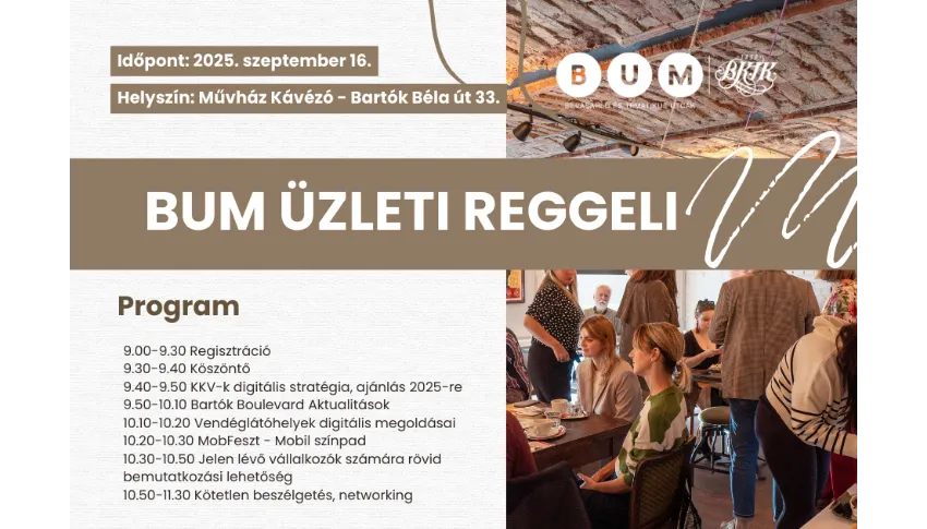 BUM Üzleti Reggeli 