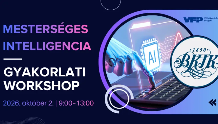 Mesterséges intelligencia gyakorlati workshop - október 2.