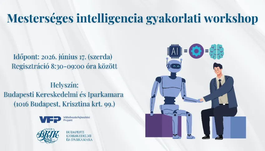 Mesterséges intelligencia gyakorlati workshop 06.17