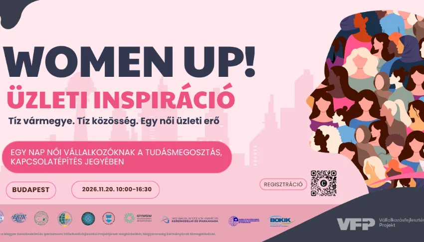 WomenUp! Üzleti inspiráció – Egy nap női vállalkozóknak a tudásmegosztás, kapcsolatépítés jegyében 