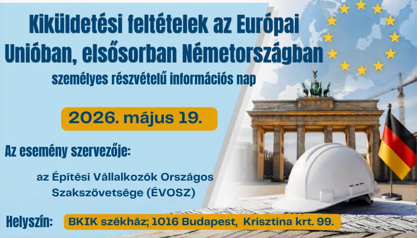 Kiküldetési feltételek az Európai Unióban, elsősorban Németországban_2026