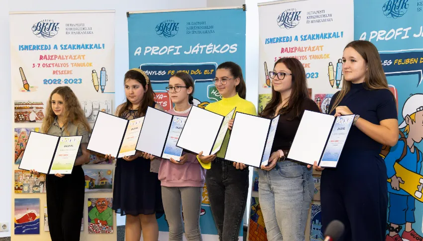 „Ismerkedj a szakmákkal!” Rajzpályázat – Díjátadó Ünnepség