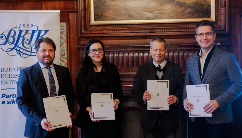 Együttműködési megállapodást kötött a Budapesti Kereskedelmi Kamara és a Károli Gáspár Református Egyetem két kara.