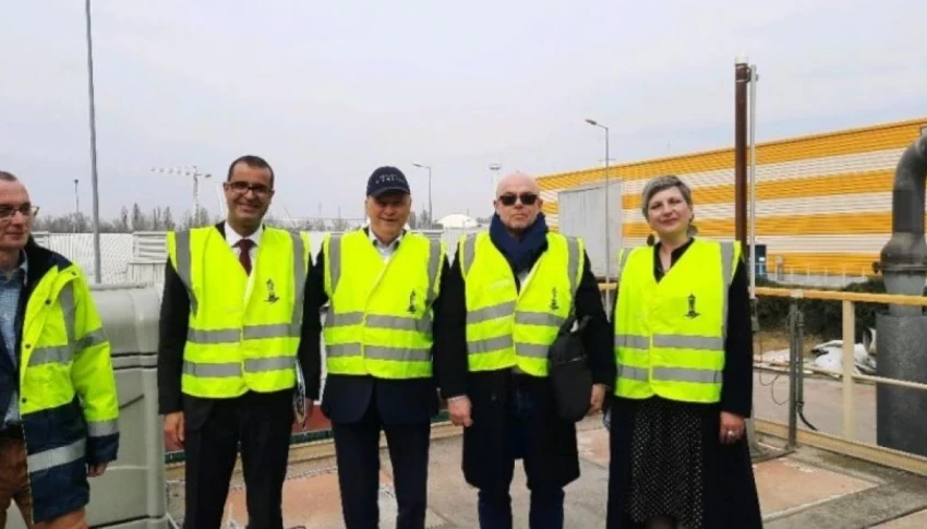 A tunéziai nagykövet látogatása a Fővárosi Vízművek új szennyvíztisztítójában a BKIK NKK tagjainak közbenjárására