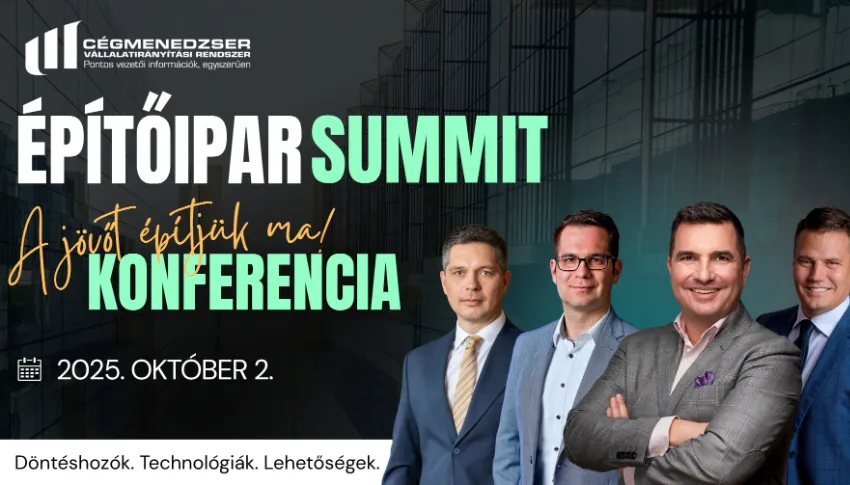 Építőipar Summit - A jövőt építjük ma