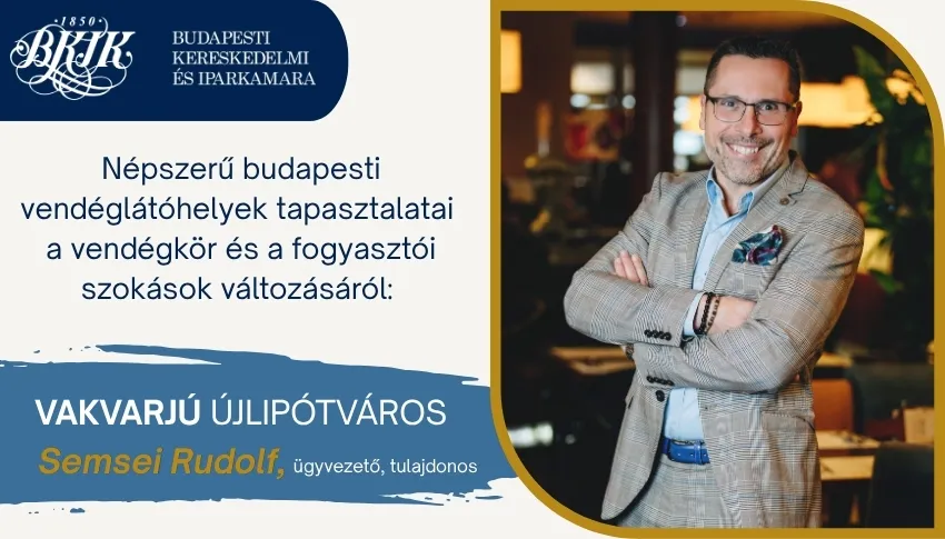 Népszerű budapesti vendéglátóhelyek tapasztalatai a vendégkör és a fogyasztói szokások változásáról: VakVarjú Újlipótváros