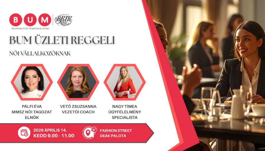 Női vállalkozók üzleti reggelije – inspiráció és gyakorlati tudás egy helyen