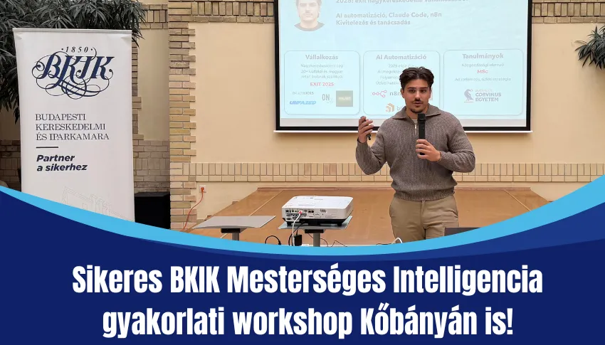 Sikeres BKIK Mesterséges Intelligencia gyakorlati workshop Kőbányán is!