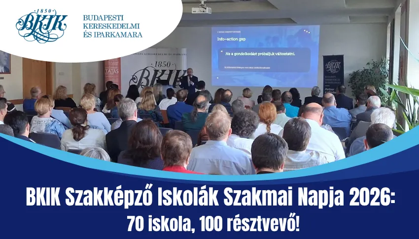 BKIK Szakképző Iskolák Szakmai Napja 2026: közel hetven iskola, több mint száz résztvevő!