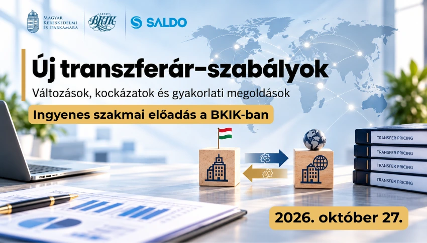 Új transzferár-szabályok 2026-tól - Ingyenes szakmai előadás a BKIK-ban!