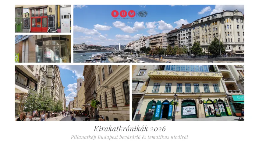Kirakatkrónikák 2026 – hogyan változik Budapest belvárosának üzleti térképe?