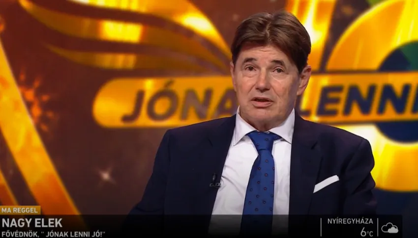 A Kamara elnöke, Nagy Elek a „Jónak lenni jó!” 2025-ös adásának fővédnöke