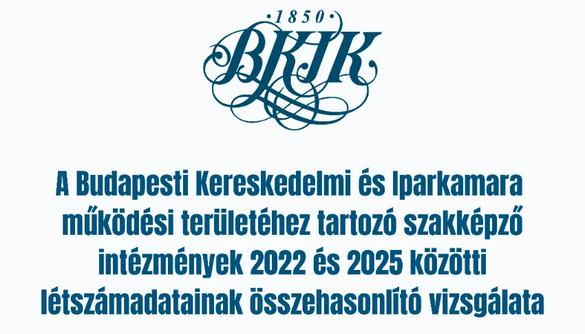 Komplex szakképzési elemzést készített a BKIK!