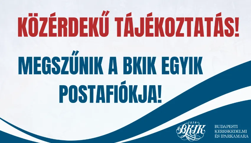 KÖZÉRDEKŰ TÁJÉKOZTATÁS !