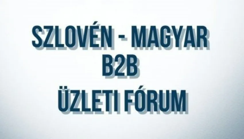 Szlovén-Magyar Gazdaságfejlesztési Fórum és B2B