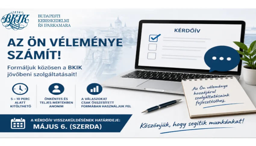 Számítunk a BKIK regisztrált vállalkozásainak és önkéntes tagjainak véleményére
