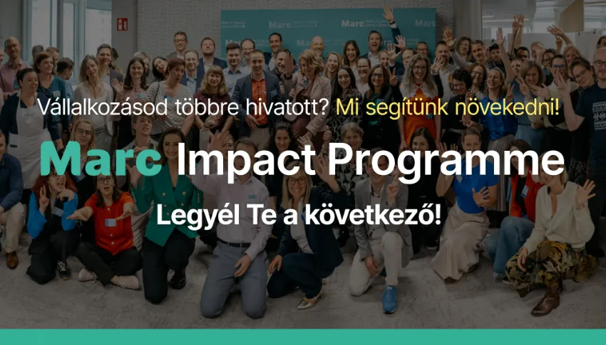 Elindult a jelentkezés az Erste Bank őszi MARC Impact Programjára